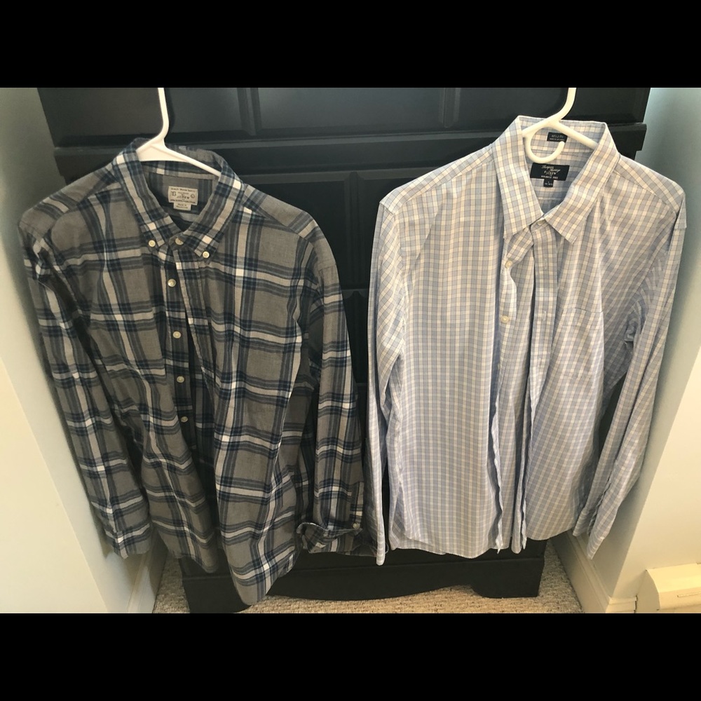 Large J Crew Men’s Button ups